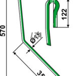 AD03 15mm H. forkr striegle lang 959335