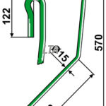 AD03 15mm V. forkr striegle lang 959334