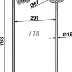 Dobbelt halmstriegel 16x763x291