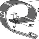 Bladfjeder - 150 x 10 til VF tand