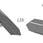 Gåsefodsskær 450mm m bolte