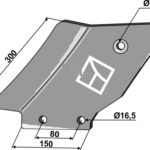 Brystpl. til grubber højre( Ny Ratoon )