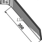 Påsvejsnings sliddel til 10.1197. Jævner