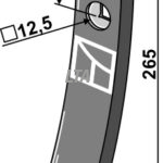 15x50 Cultusspids 2 huller Uden Bolt