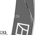 Kantskær højre köckerling 1 hul m bolt