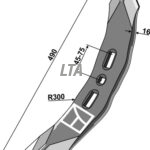 Stubspids 16x60x490 mm m bolte