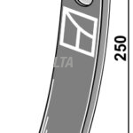50 mm Cultus spids 1 hul m bolt