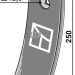 80 mm Cultus spids 1 hul m bolt