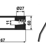 Hø tand (VF06296285)