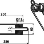Hø tand Farendløse( 5-033 )