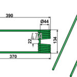 Hø tand højre 001553014.1 Grøn