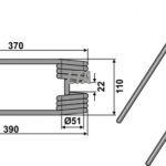 Hø tand til Kuhn 58740700