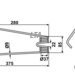 Vendefjeder Lely 4104311750