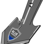 Bourgault gåsefodsskær 100x6mm