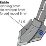 Bourgault 100mm forstærket spids