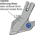 Bourgault forstæket spids 140mm