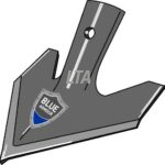 Quick change gåsefodsskær 180x6mm