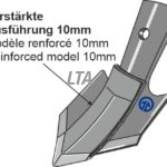 Bourgault 8x140 mm forstærket spids
