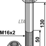 Bolt - M16x2 x 130 - 10.9