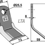 Y-kniv - gammel model