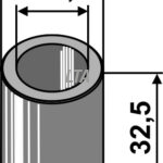 Bøsning Ø25/16,5x32,5