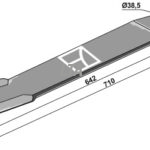 Kniv Schultenr 401024  710 mm
