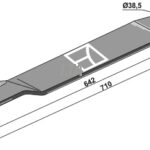 Kniv Schultenr 401032 710 mm