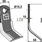 Y- kniv maletti/kverneland( 6400080)