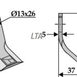 Y- kniv til bl.a Ferri