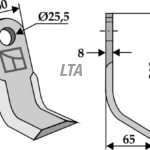 Y- kniv (Maschio T40005142)