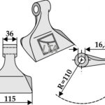 Hammerslagle til bl.a Kuhn J1891002