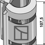 Justerings clips 107,5 Ø30-38