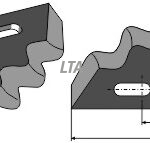 Fodermixer kniv højre Rmh Peecon