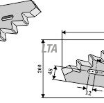 Fodermixer kniv til Faresin
