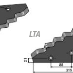 Fodermixer kniv til Farresin