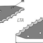 Fodermixer kniv til Seko 24479003