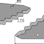 Fodermixer kniv til Siloking