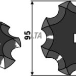 Fodermixer kniv til Seko 24479054.1