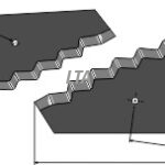 Fodermixerkniv JF 8-11380-0040
