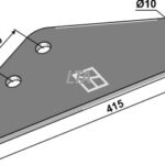 Forstærkning til Peecon 70-235 kniv