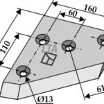 Hjørnekniv højre ( 100 086 R )