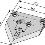 Center kniv ( 100 085 )