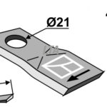 Kniv for græssnitter