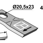 Skårlægger kniv kverneland