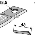 Skårlæggerkniv vicon 902-66559