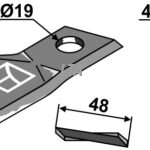 Skårlæggerkniv til Fella orignr 133075