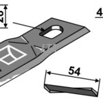 skårlægger kniv til JF 1380-0046