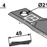 Kniv for Pöttinger skårlægger
