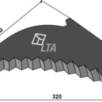 Knive til presser N H 940