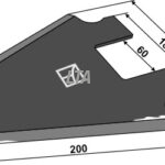 Knive til snittevogn Schuitemaker